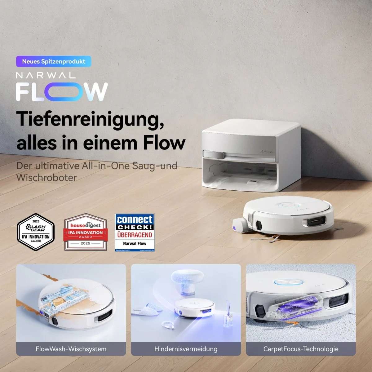 Narwal Flow Saugroboter mit Wischfunktion - Image 18